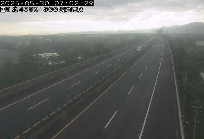 國道3號 北上 403K+300 麟洛交流道到長治交流道 距離2.5公里 氣溫26.5度
