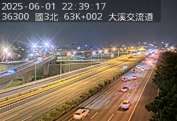 國道3號 北上 63K+002 龍潭交流道到大溪交流道 距離2.3公里 氣溫31.4度