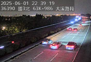 國道3號 北上 63K+950 龍潭交流道到大溪交流道 距離1.4公里 氣溫31.4度