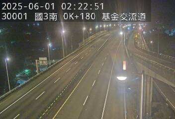 國道3號 南下 0K+080 中和路交流道到德安路交流道 距離0.1公里 氣溫21.4度