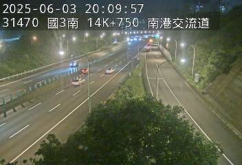 國道3號 南下 14K+750 新台五路交流道到南港交流道 距離1.1公里 氣溫26.5度