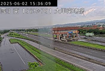 國道3號 南下 158K+751 苑裡交流道到大甲交流道 距離4.3公里 氣溫24.1度