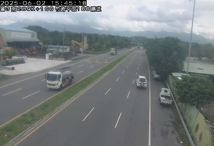 國道3號 南下 289K+000 梅山交流道到竹崎交流道 距離1.0公里 氣溫25.3度
