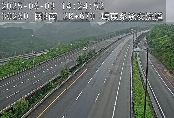 國道3號 南下 2K+670 瑪東系統交流道到汐止系統交流道 距離0.0公里 氣溫26.5度
