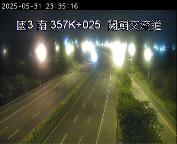 國道3號 南下 357K+025 關廟交流道到關廟服務區 距離1.6公里 氣溫24.5度