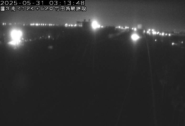 國道3號 南下 412K+520 麟洛交流道到竹田系統交流道 距離2.9公里 氣溫24.2度