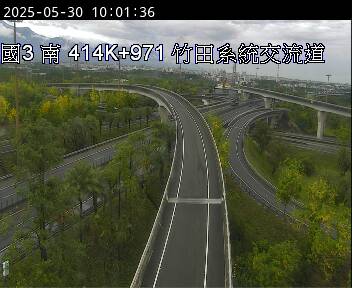 國道3號 南下 414K+971 麟洛交流道到竹田系統交流道 距離1.5公里 氣溫24.8度