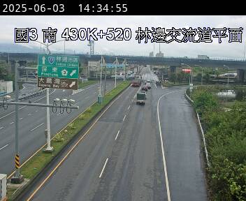 國道3號 南下 430K+520 林邊交流道到大鵬灣端 距離0.0公里 氣溫27.1度