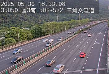 國道3號 南下 50K+572 三鶯交流道到鶯歌系統交流道 距離0.1公里 氣溫22.5度