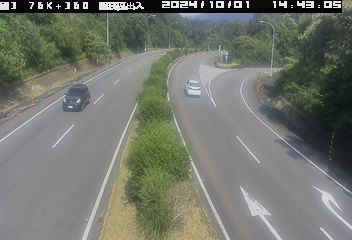 國道3號 南下 76K+000 關西服務區到關西交流道 距離0.7公里 氣溫22.6度