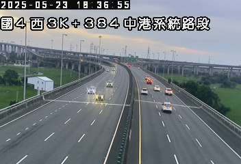 國道4號 西向 3K+384 神岡交流道到中港系統交流道 距離2.7公里 氣溫32.1度