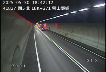 國道5號 北上 18K+271 頭城交流道到坪林交控交流道 距離1.5公里 氣溫19.8度
