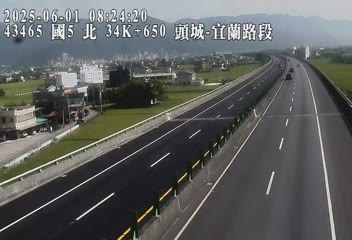 國道5號 北上 34K+650 宜蘭交流道到頭城交流道 距離2.1公里 氣溫21.5度
