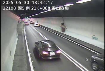 國道5號 南下 21K+088 坪林交控交流道到頭城交流道 距離1.2公里 氣溫15.1度