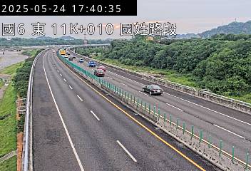國道6號 東向 11K+010 東草屯交流道到國姓交流道 距離0.8公里 氣溫27度
