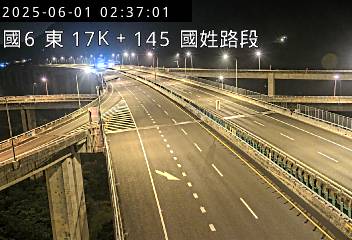 國道6號 東向 17K+145 國姓交流道到北山交流道 距離1.2公里 氣溫25.2度