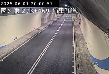 國道6號 東向 27K+469 北山交流道到愛蘭交流道 距離0.5公里 氣溫28.7度