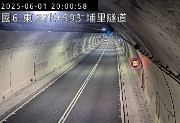 國道6號 東向 27K+593 北山交流道到愛蘭交流道 距離0.4公里 氣溫28.7度
