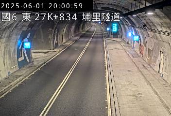 國道6號 東向 27K+834 北山交流道到愛蘭交流道 距離0.2公里 氣溫28.7度