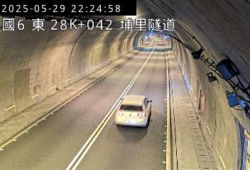 國道6號 東向 28K+042 北山交流道到愛蘭交流道 距離1.9公里 氣溫24.1度