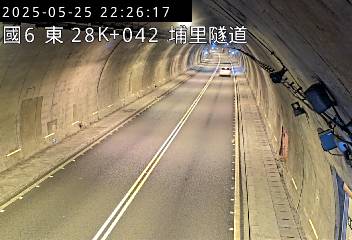 國道6號 東向 28K+042 北山交流道到愛蘭交流道 距離0.4公里 氣溫24.3度