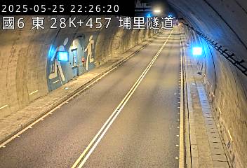 國道6號 東向 28K+457 北山交流道到愛蘭交流道 距離1.1公里 氣溫24.3度