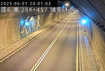 國道6號 東向 28K+457 北山交流道到愛蘭交流道 距離0.7公里 氣溫28.7度