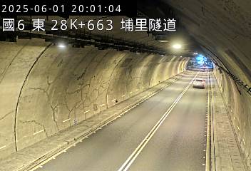 國道6號 東向 28K+663 北山交流道到愛蘭交流道 距離0.9公里 氣溫28.7度