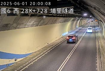 國道6號 西向 28K+728 愛蘭交流道到北山交流道 距離0.9公里 氣溫28.7度