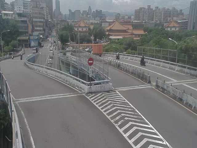 新北市道路  板橋區新海橋(堤防上方) 距離0.9公里 氣溫31.7度