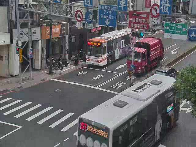 新北市道路  永和區永和路、中山路(中正路) 距離0.5公里 氣溫30.3度