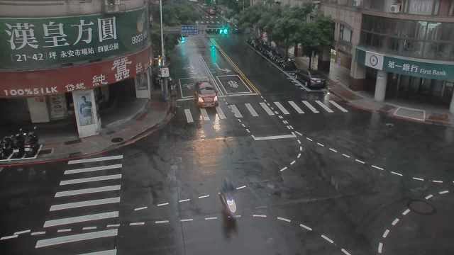 新北市道路  永和區中正路、福和路 距離0.1公里 氣溫24.4度