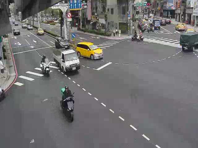 新北市道路  板橋區縣民大道、館前西路 距離0.6公里 氣溫32度