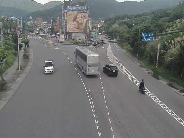 新北市道路  萬里區台2、瑪鍊路 距離2.4公里 氣溫24.6度