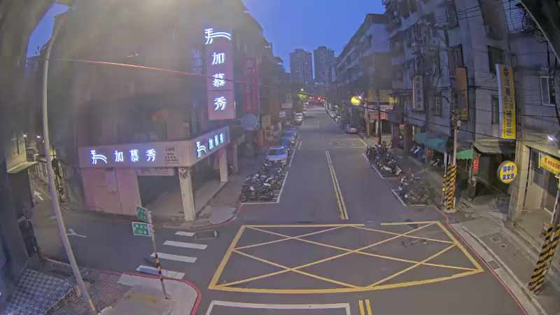 新北市道路  景安路 復興路(景安路-往北) 距離1.3公里 氣溫19.7度