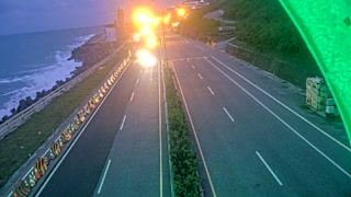 台11線  8K+800 壽豐鄉海洋公園之北，中央分隔島CMS 3×8北向(順) 距離2.3公里 氣溫22.2度