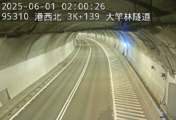 台2己線 北上 3K+139 大竿林隧道 基金交流道到中和路交流道 距離0.1公里 氣溫21.4度
