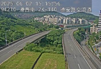台2己線 南下 2K+140 基隆港交流道到德安路交流道 距離2.9公里 氣溫24.6度