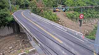 台3線  300K+890 嘉義縣中埔鄉中崙隧道南端北上路側 距離2.3公里 氣溫22.3度