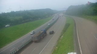 台61線  109K+200 後龍鎮-西濱公路=赤土崎匝道旁(逆樁) 距離1.1公里 氣溫27度