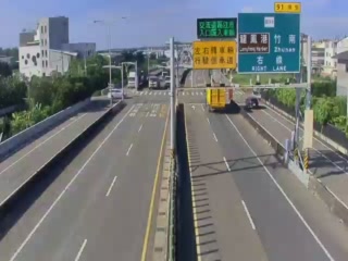 台61線  91K+600 竹南鎮-西濱公路=復興路交叉口（順樁） 距離1.1公里 氣溫25.2度