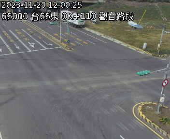 台66線 東向 0K+110 觀音交流道到觀音一交流道 距離5.6公里 氣溫27.1度