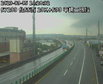 20K+690 平鎮二交流道到平鎮一交流道 氣溫30度