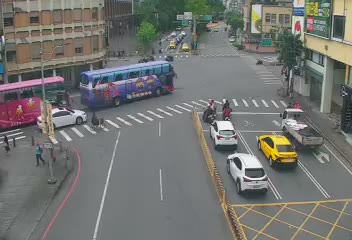 台7線  120K+700 宜蘭市中山公園停車場前標示牌門架(逆) 距離1.1公里 氣溫23.1度