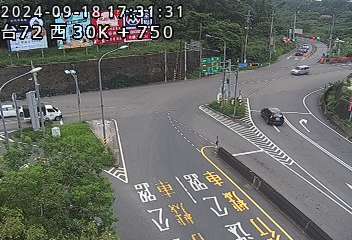 台72線 西向 30K+750 獅潭端到開礦村三號交流道 距離0.4公里 氣溫21.2度