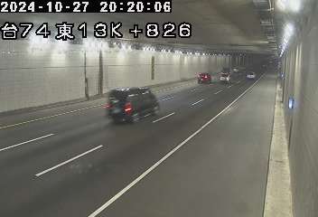 台74線 東向 13K+826 北屯一交流道到北屯二交流道 距離0.5公里 氣溫28.6度