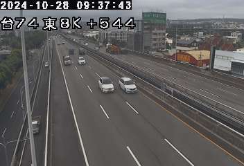 台74線 東向 8K+544 南屯二交流道到西屯一交流道 距離0.7公里 氣溫24.7度