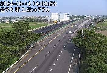 台78線 東向 24K+770 土庫交流道到虎尾交流道 距離1.7公里 氣溫25.6度