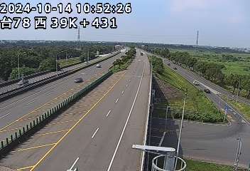 台78線 西向 39K+431 古坑系統交流道到古坑交流道 距離0.7公里 氣溫22.6度