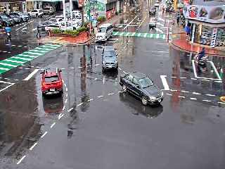 桃園市道路 桃園區 經國路南平路口(85度C及7-11便利店對面號誌桿)